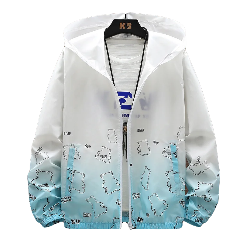 Outdoor Men\'s Thin Jacket Sunscreen Jacket 2024 New Summer Casual Windproof Jacket Breathable High-quality Jacket