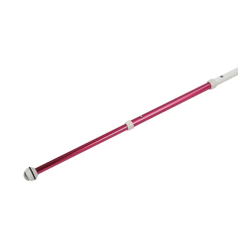 Foldable Blind Walking Cane Blind Cane Reflective Titanium Alloy Easy Grip Lightweight Sturdy for Elderly Vision Impaired People