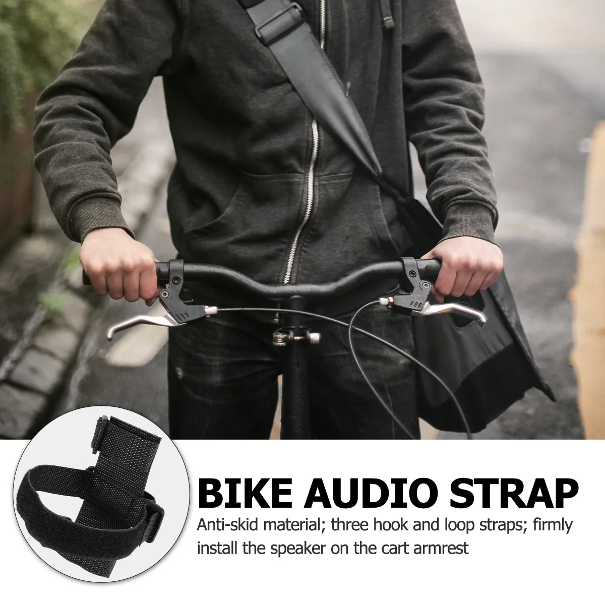 1 pc Speaker Mount For Bike Adjustable Scratch-Proof Strap Holder Bike Wireless Speaker Mount Bicycle Accessory Riding