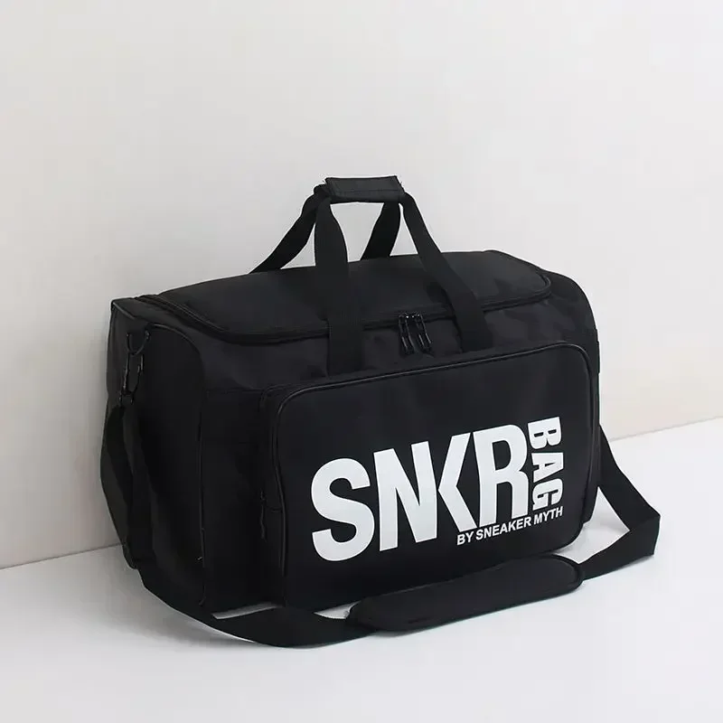 Imagem -03 - Grande Compartimento Múltiplo Treinamento Esportivo Bolsas de Ginásio dos Homens Tênis Bolsa de Ginásio Sapatos Embalagem Cubo Organizador à Prova Impermeável Água Bolsa de Ombro Snkr