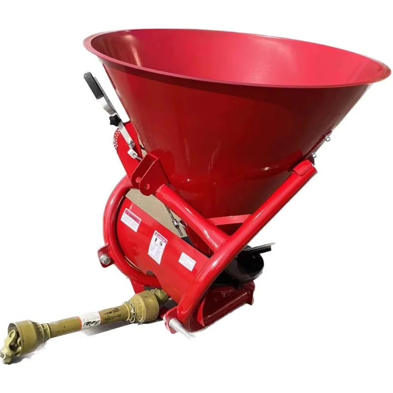 Agricultural tractor hanging hopper fertilizer applicator