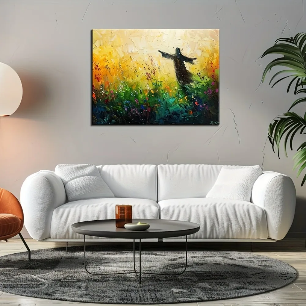 

Набор цифровой живописи «сделай сам» — массивная сосновая рамка 1,5 дюйма, пейзажный холст, декор для дома и офиса, идеальные идеи подарков