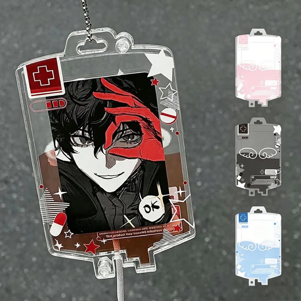 New 3 Inch Infusion Bag Series Acrylic Photo Display Case Dark Alternative Card Frame for Anime Kpop Itabag Hanging Layout Decor