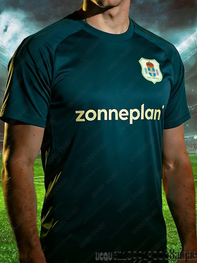 Zomer Nieuwe Heren Voetbalshirts Snel Droogende Fiets Shirts Nederland PEC Zwolle 25-26 Thuis Tenue Volwassenen/Kinderen Team Uniform
