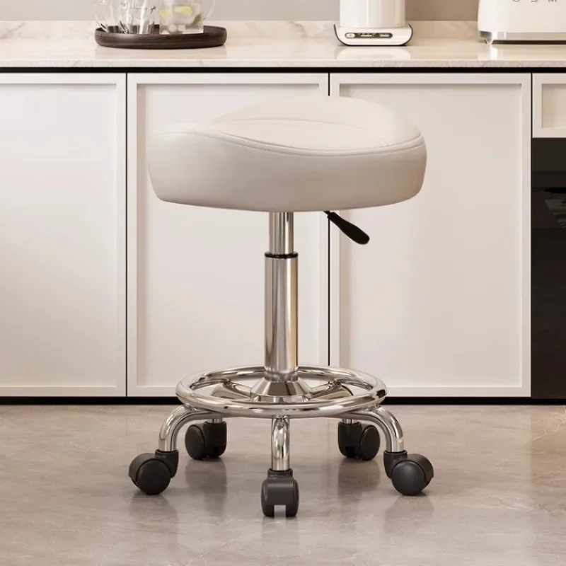 Kursi sadel, kursi bar, kursi khusus potong rambut, bangku masak dapur, dapat mengangkat bangku meja resepsionis