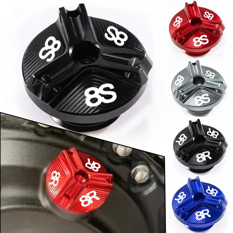Motorcycle Engine Oil Filler Cover Oil Filter Cover Protection for Suzuki GSX-8S GSX-8R GSX8S GSX8R GSX 8S 8R 2023 2024 2025