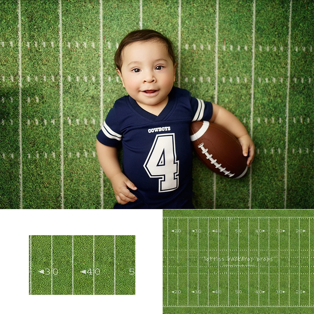 

Football Sports Backdrops Kids Newborn Photography Child Baby Photocall Soccer Birthday Cake Smash Backgrounds