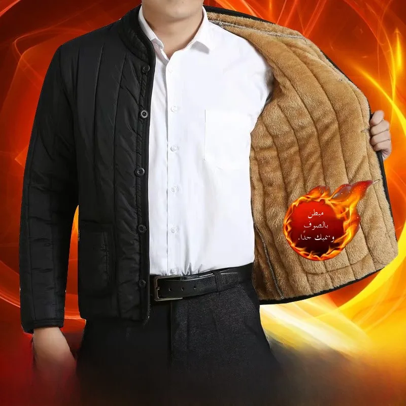 

Теплая спецодежда на подкладке, легкая зимняя термоодежда для фермерских работников, домашняя одежда для дома, Thiened Stand Fit Cotto...