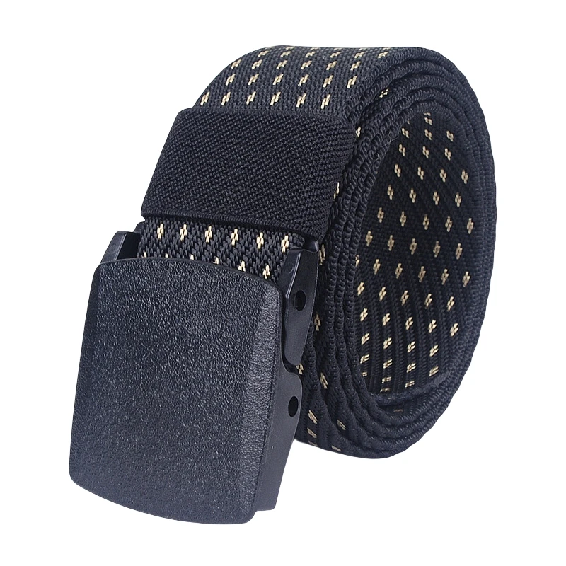 Jacquard Canvas Western Strap Belts for Men Plus Size 150cm 200cm Military Tactical Belt Black Cinturon Hombre YIB20
