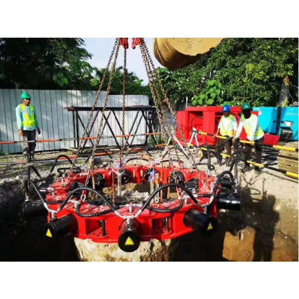 Hydraulic Pile Breaker 600-2500mm Diameter Round/Square Pile Cutter 20-30T Excavator Attachment CE Certified Demolition Tool​