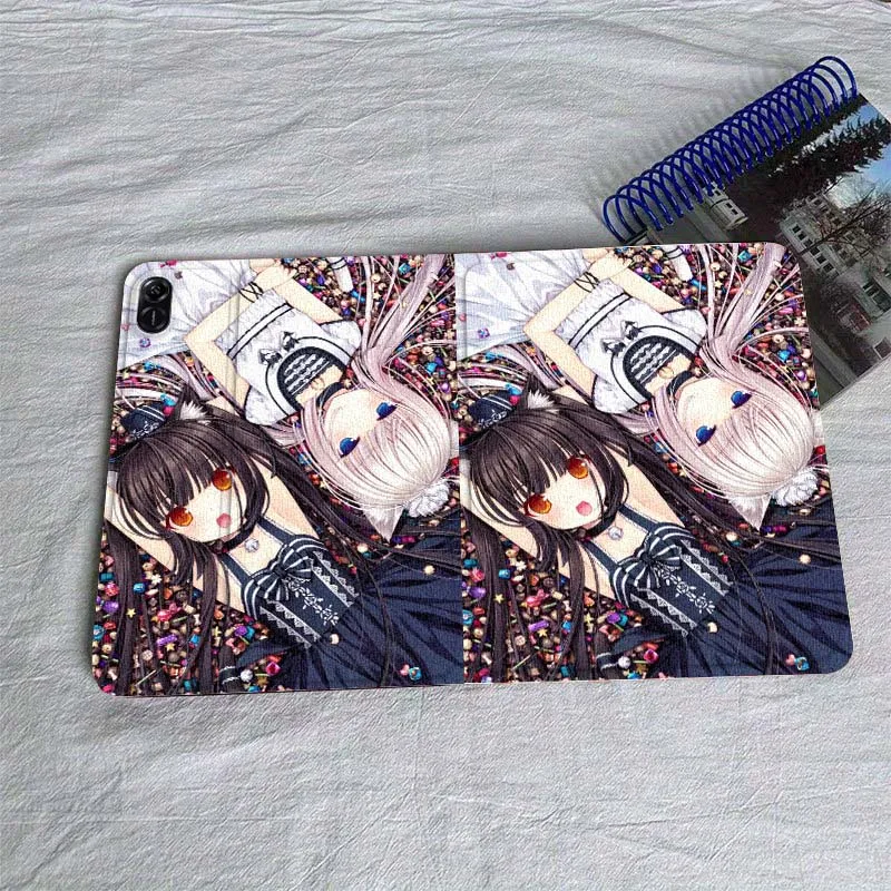 

N-Nekoparas Cartoon Beautiful For Huawei MatePad Air SE Pro M6 M5 M2 T10s T5 10 11 12.6 11.5 12 X 10.8 Inch 10.1 Tablet Case