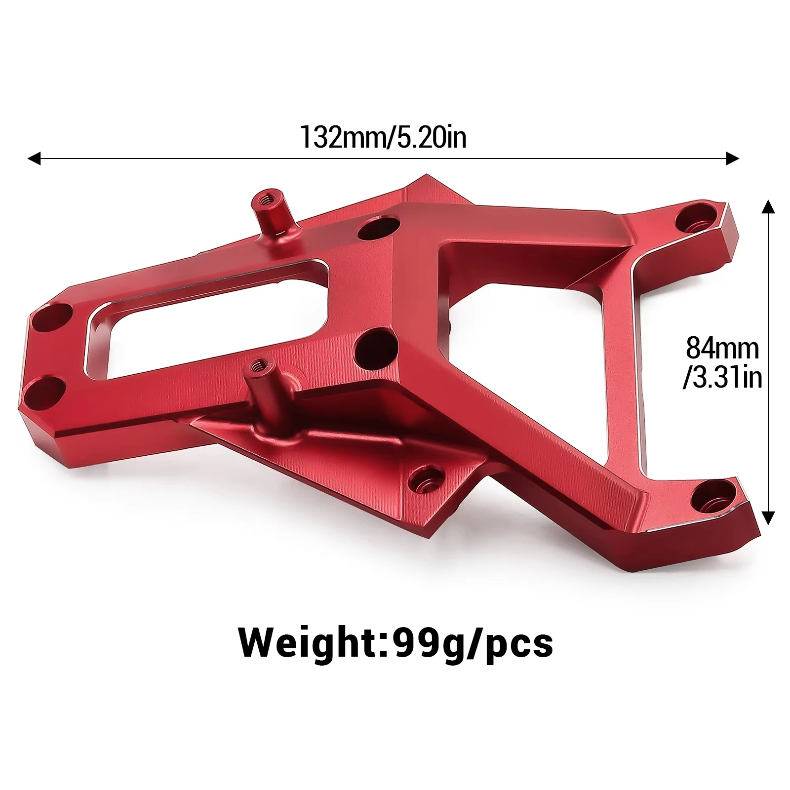 1PC Aluminum Alloy Chassis Brace for Traxxas 1/6 4WD XRT 8S‑78086‑4 RC Monster Truck Upgrade Parts