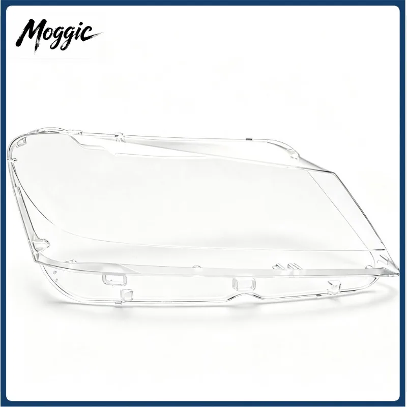 Moggic Car Headlight Lens Cover Anti-yellow PC Lamp Shell For X3 F25 2010-2013 Headlamp Replacement Housing