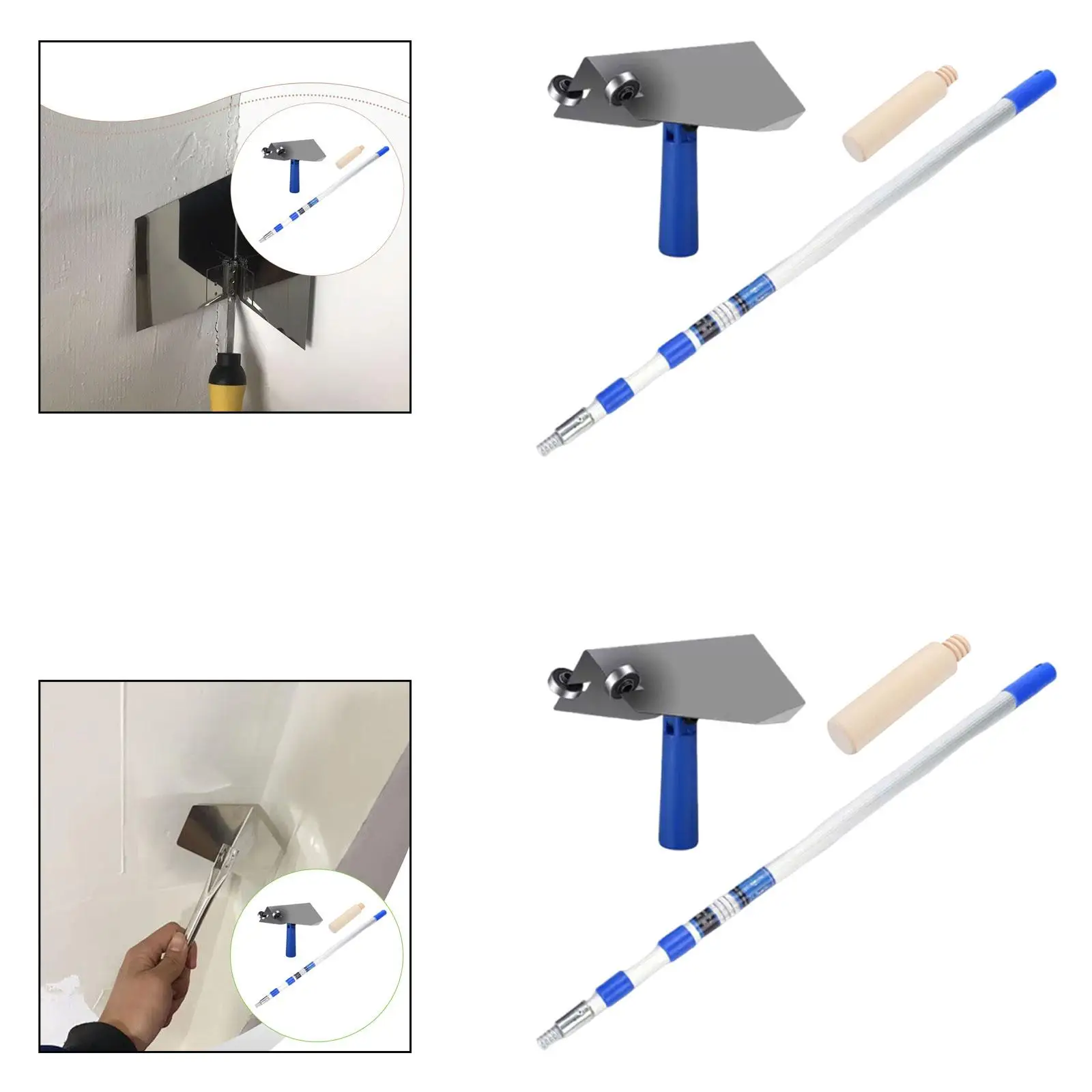 Stainless Steel Internal Corner Trowel Corner Knife Wall Repair