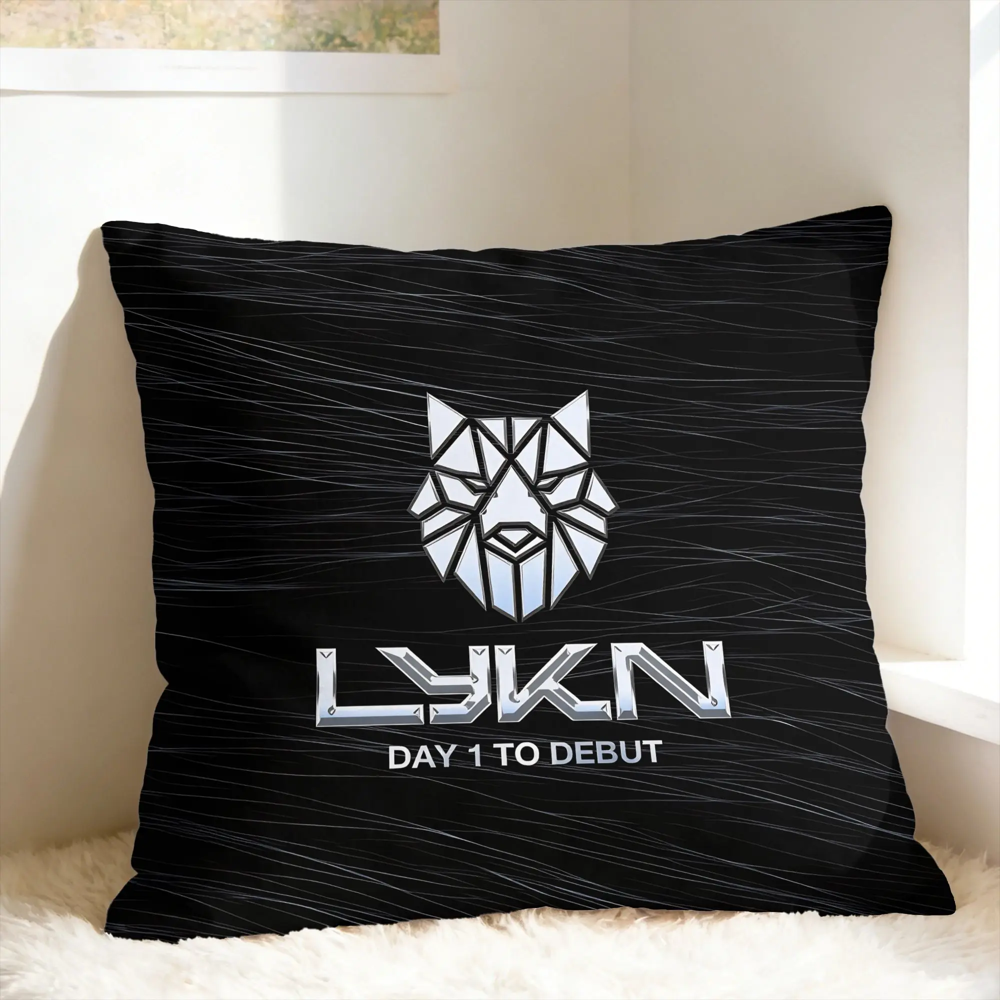 Pillow Cover L-LYKN Group Lykyou  Cute Funny Pillow Case For Office Car Home Decor Pillowcases