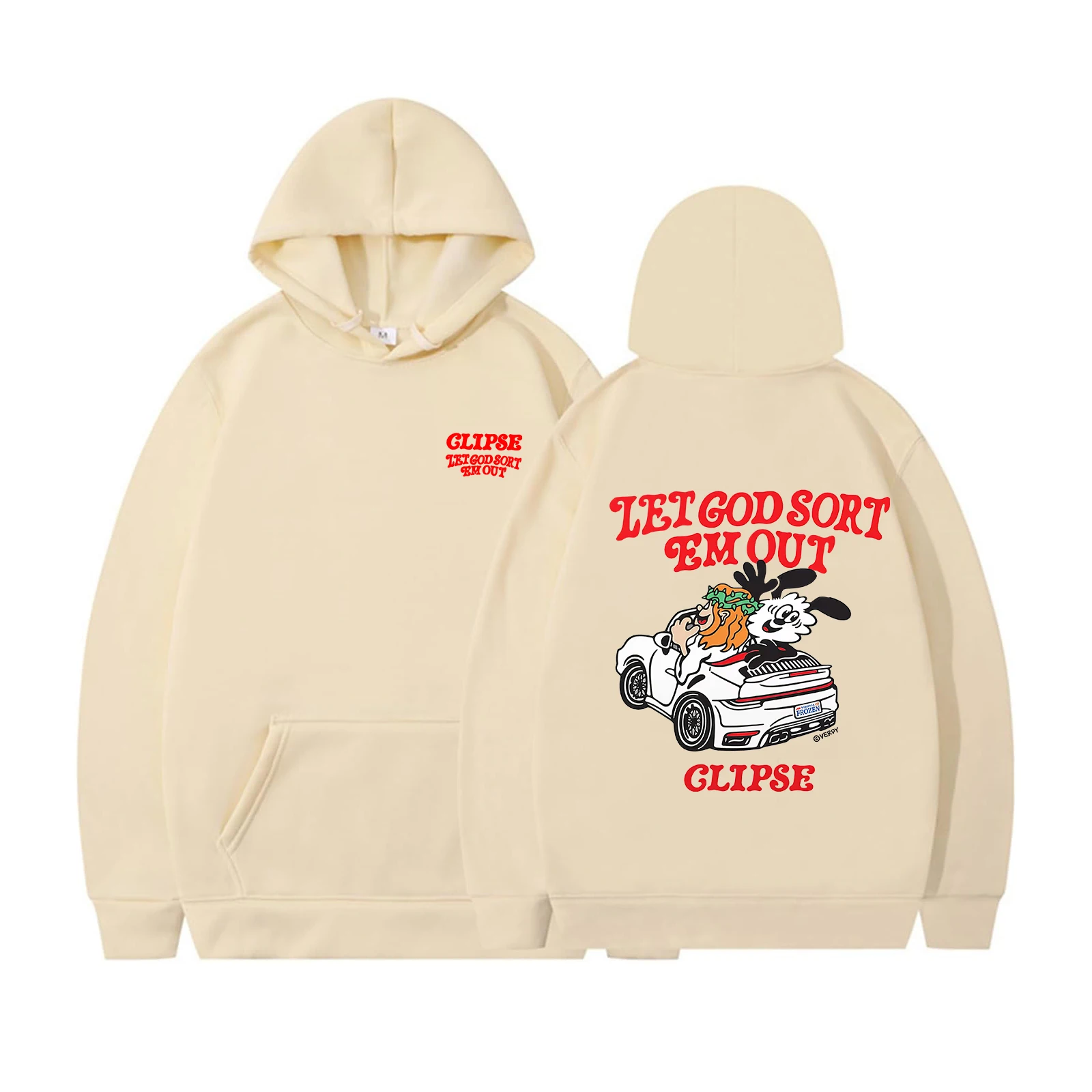 كليبس دع الله فرز Em خارج هوديي كليبس ألبوم جديد هوديي الرجال النساء طويلة الأكمام الشارع الشهير الهيب هوب البلوز الملابس