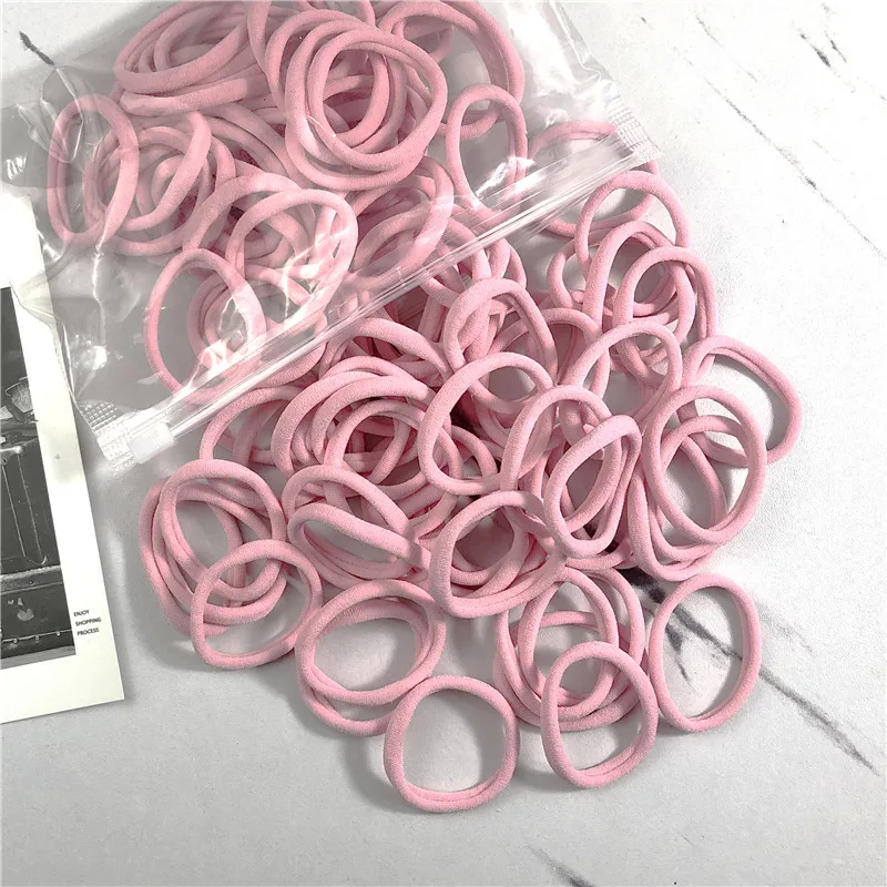 20/50 Teile/satz Haarbänder für Frauen Mädchen Grundlegende Haar Gummi Krawatten Seile 4 cm Einfache Elastische Stirnband Haar Zubehör pferdeschwanz Halter