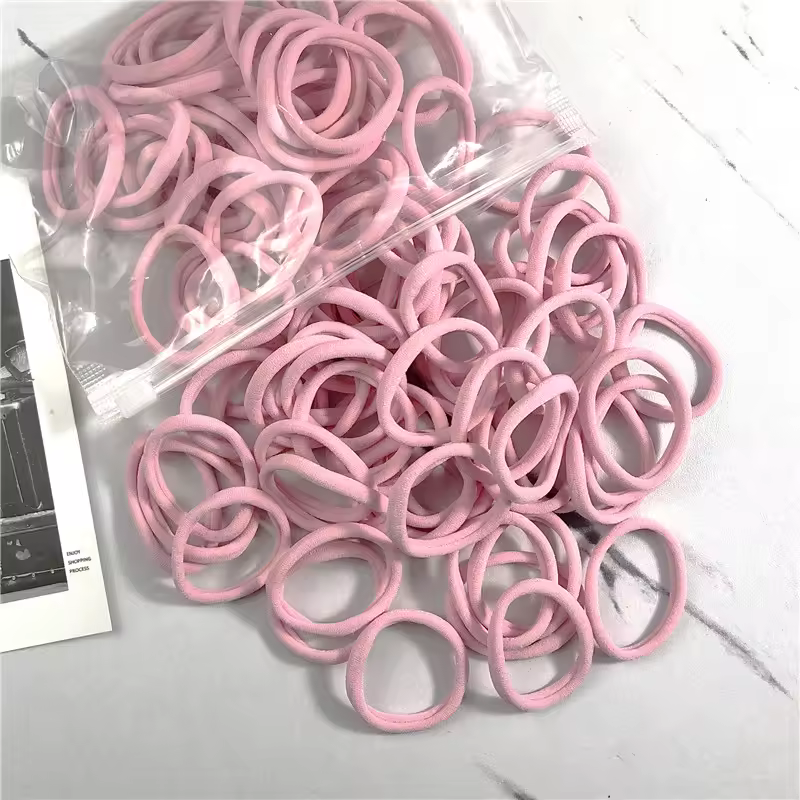 20/50PCS/Set Hair Bands for Women Girl Basic Hair Rubber Ties Ropes 4cm Simple Elastic Headband Hair Accessories Ponytail Holder - Image 10