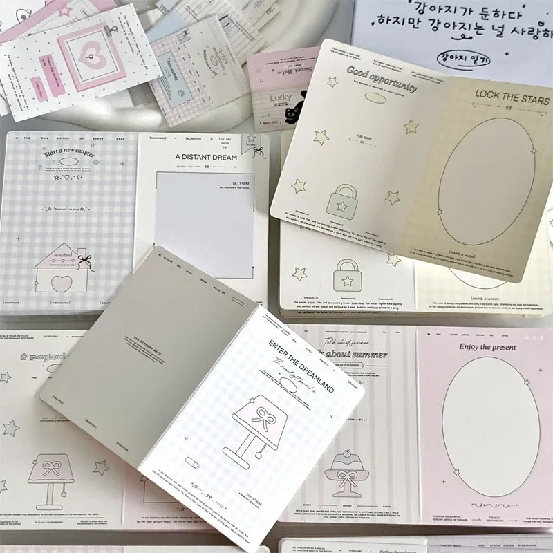 Kawaii 10pcs/pack Kpop Photo Card 3 inch Kpop Photocard Collection DIY Photo Card Paper Message Cards