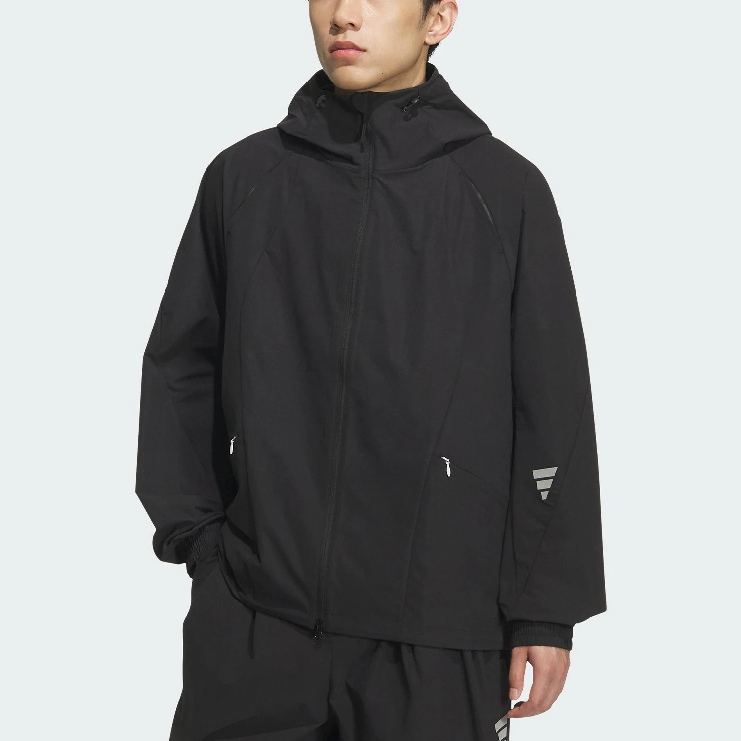 

Adidas genuine 2025 summer men's hooded woven outdoor jacket KC0150