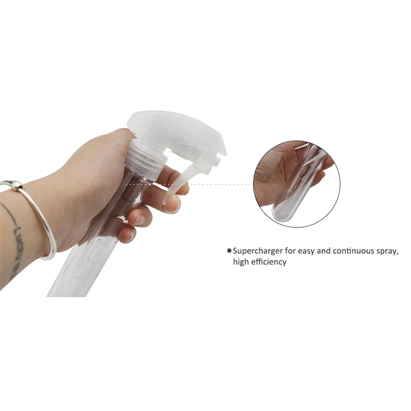 2-teiliges Set Professionelle Friseurwerkzeuge 30ml Barbier Feinsprühflasche Nackenbürste Reinigungsbürste Salon Haarschnitt Zubehör – Detail 7