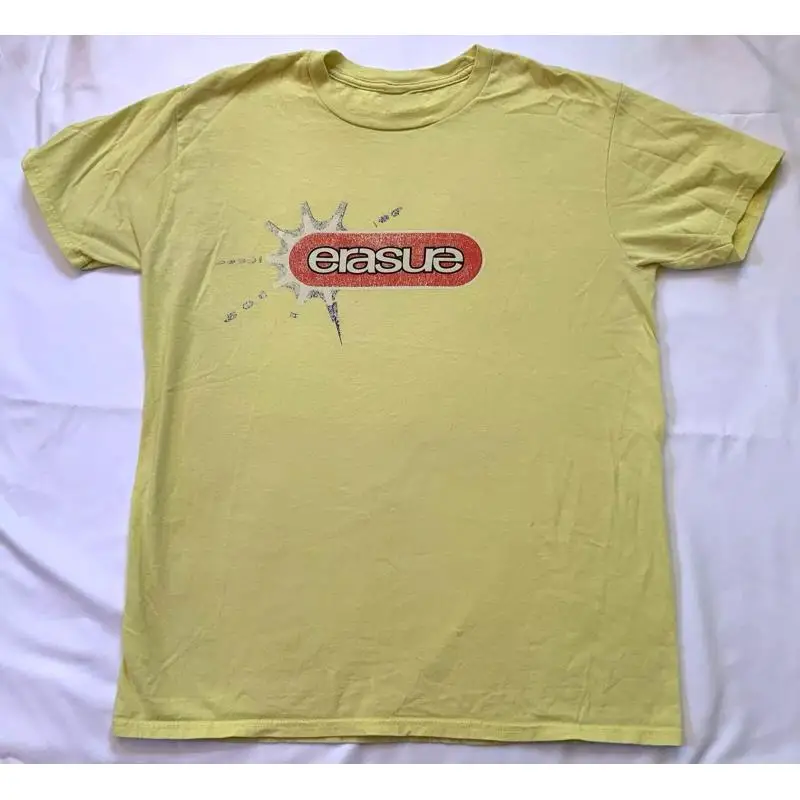 Erasure Chorus Concert All Size S to 5XL Yellow  T shirt QA720