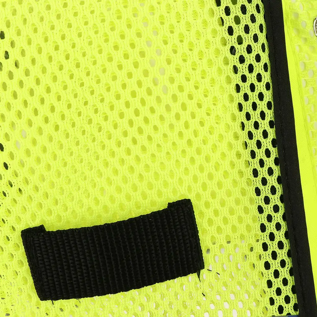 Reflective Safety Vest Lightweight Mesh High Visibility Workwear Protective Jacket for Construction Traffic Control