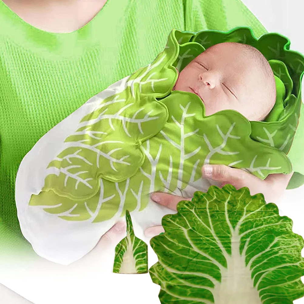 

Softer Baby Blanket Newborn Toddler Polyester Chinese Cabbage Sleep Warmer Unique Decorative Swaddle Blankets for Infants Cozy