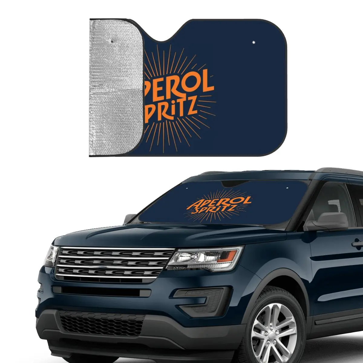 

Aperol Spritz 3 Sunshade Windscreen Car Front Windshield Window Sun Visor Accessories Covers