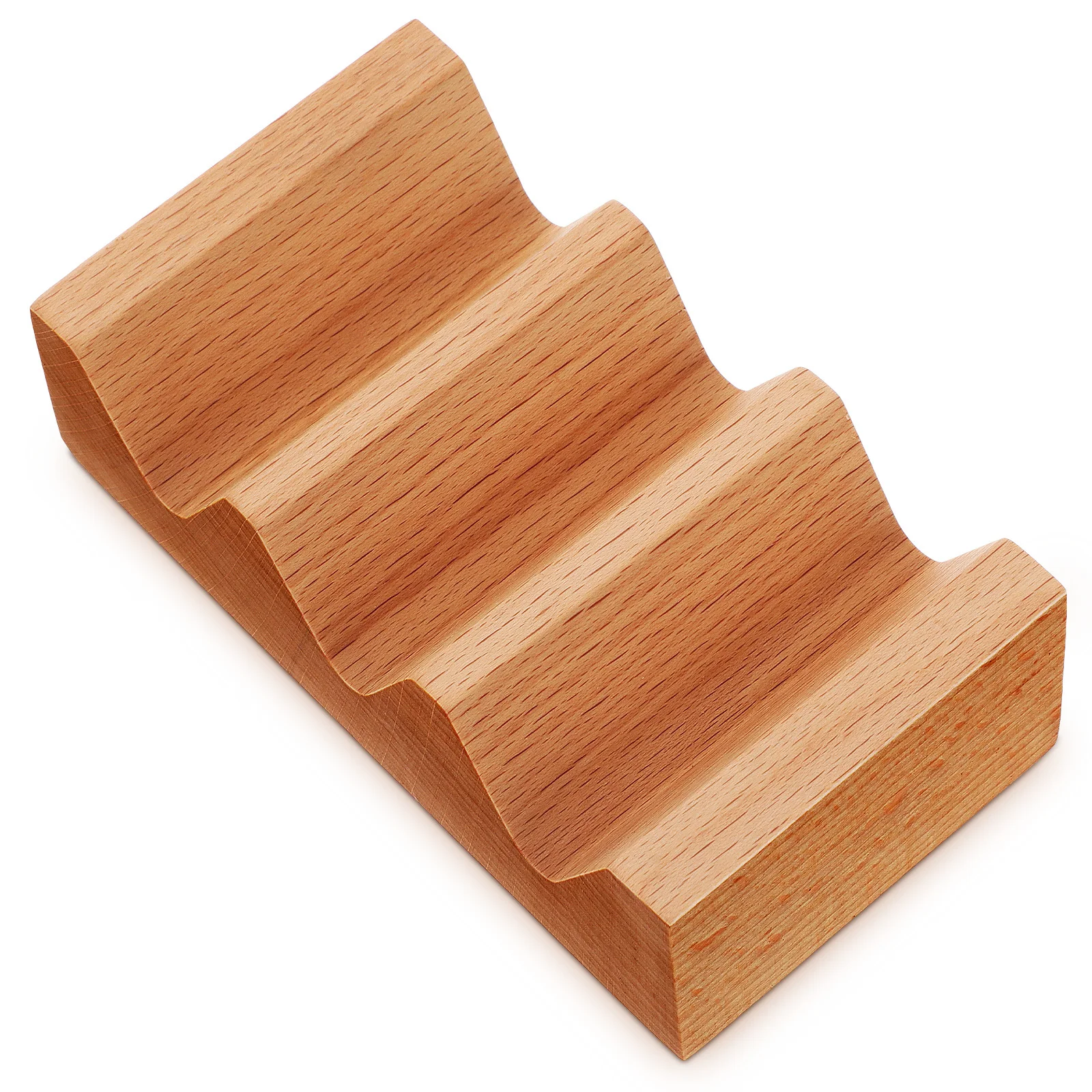 

Wooden Sushi Rack Smooth Natural Material Sushi Stand Food Serving Tray for Kitchen Counter Table Display Food Holder