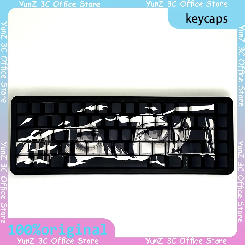 

Keycap mechanical keyboard keycap magnetic axis keyboard factory height adaptation keyboard thermal sublimation PBT material
