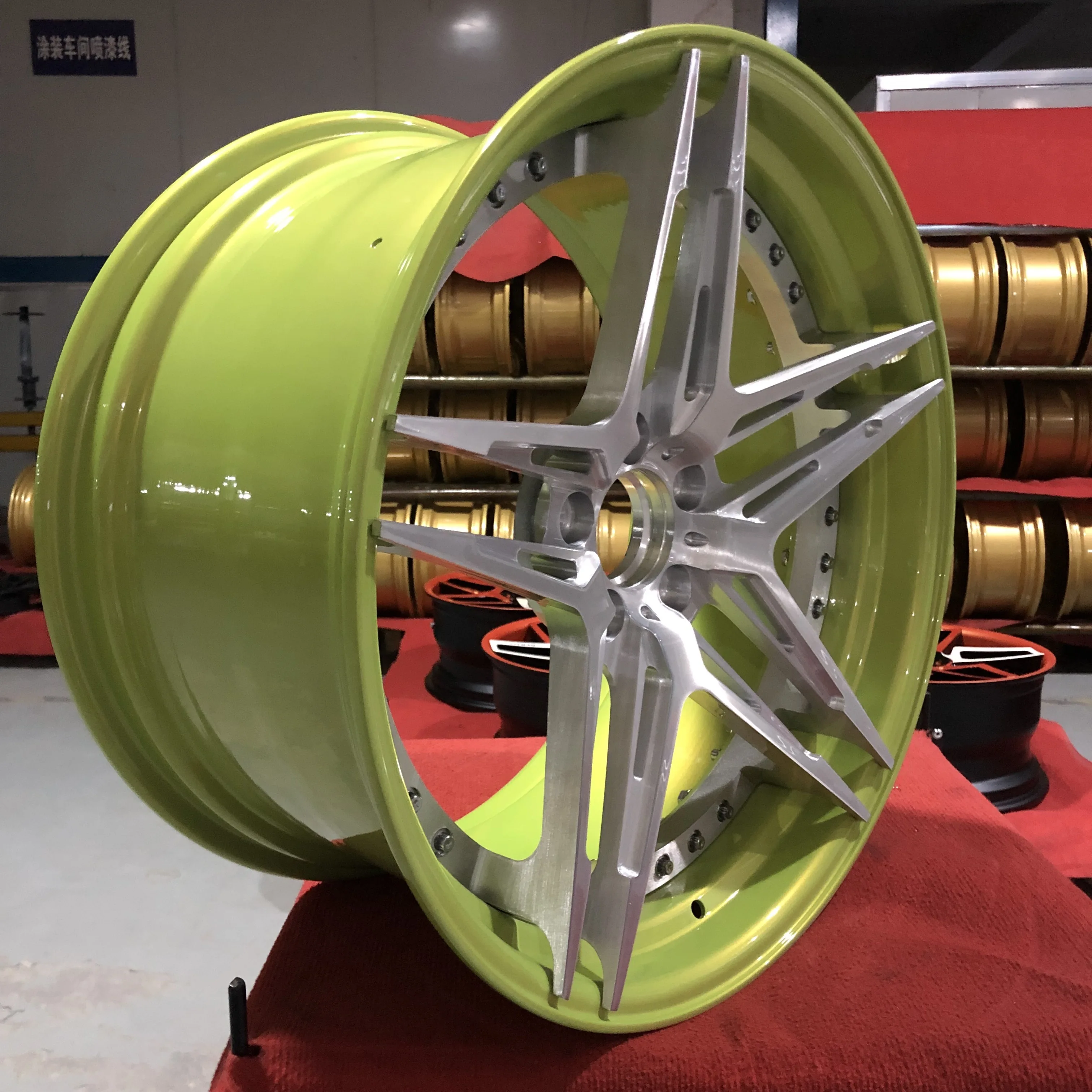 2 قطعة متعددة المتحدث 18 19 20 21 22 بوصة 5x114.3 5x120 5x110 الرياضة مزورة عجلات الحافات ل. . ألفا روميو. #2