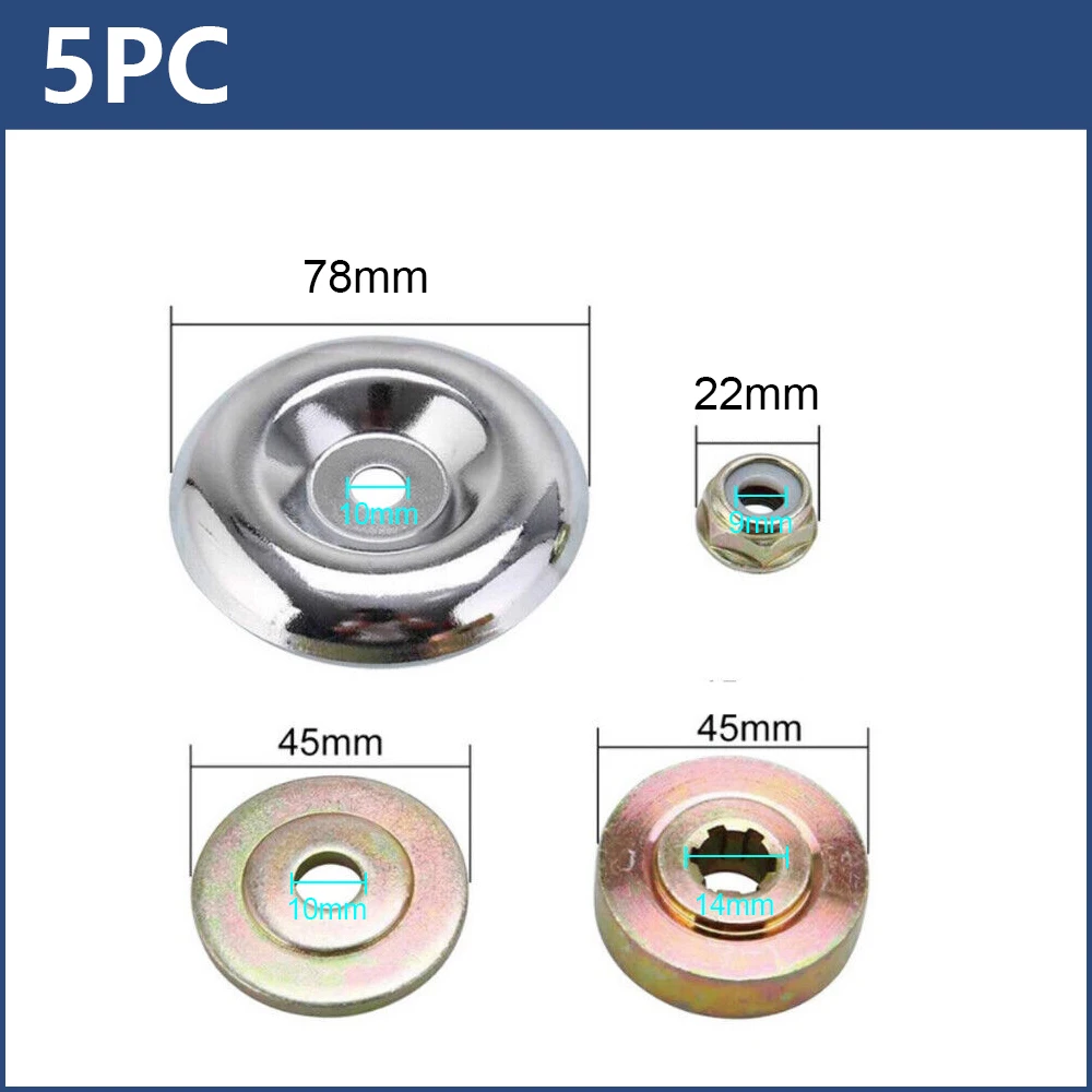 XCAN Lawn Mower Grass Trimmer Head Adapter Nut Fixing Kit Lawnmower Blade for Garden Tools Parts