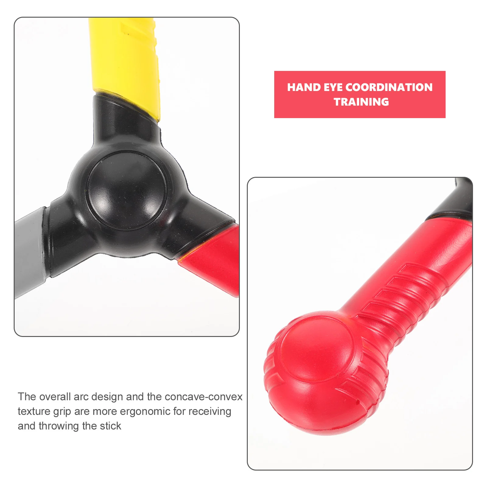 

Hand-Eye Coordination Training Multicolor Stick Ergonomic Grip Reaction- for Reflex Agility Hand Eye Coordination