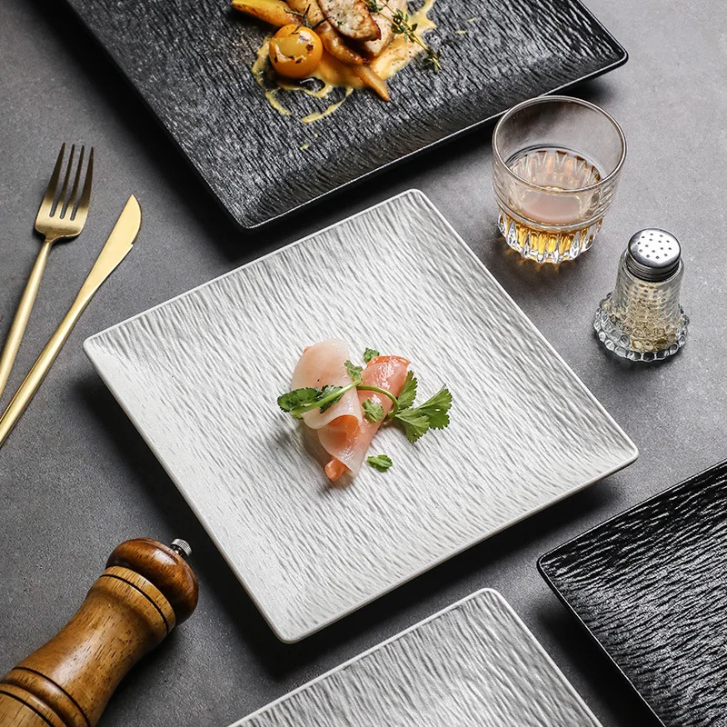 Ceramic Plate Western Plate Steak Plate Cake Plate Dessert Plate Exquisite Dish Plate