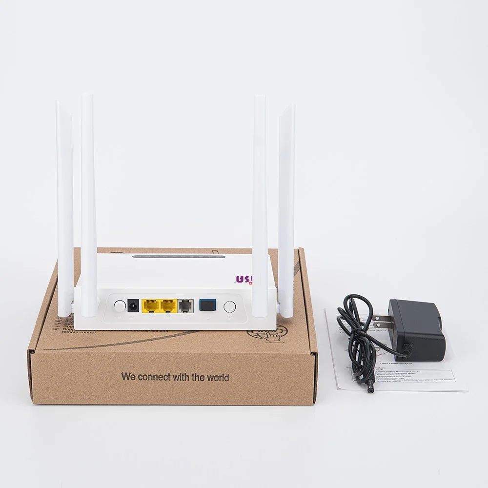 ZISA OP152V-AC-C 2.4G&5G WIFI ONT 2GE GPON EPON ONU VOICE Port Dual Band Xpon Onu - view 6