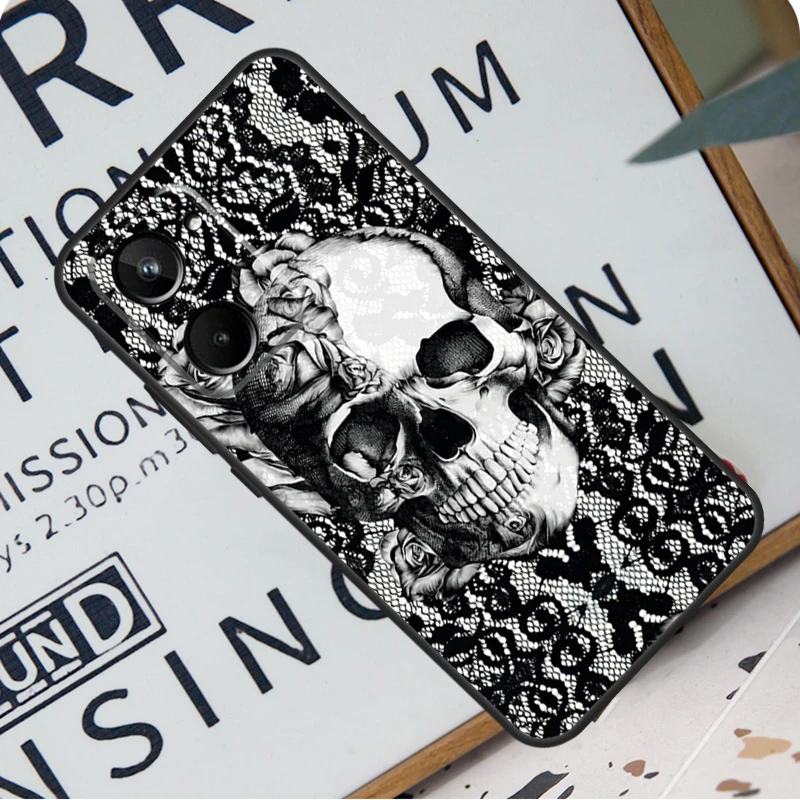 Gothic Skull For Realme C31 C33 C35 C51 C53 C55 C67 GT5 GT Neo 6 9 10 11 12 Pro Plus C21Y C25s C30 Case