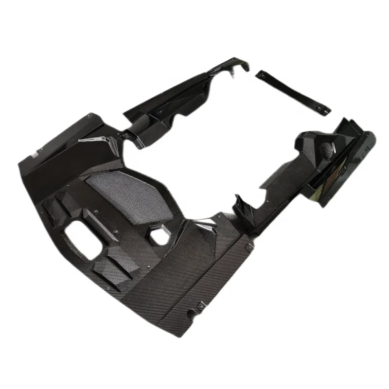 

Внутренняя крышка двигателя из сухого углеродного волокна в стиле OEM (5 шт.) для Lamborghini Aventador LP700 LP720