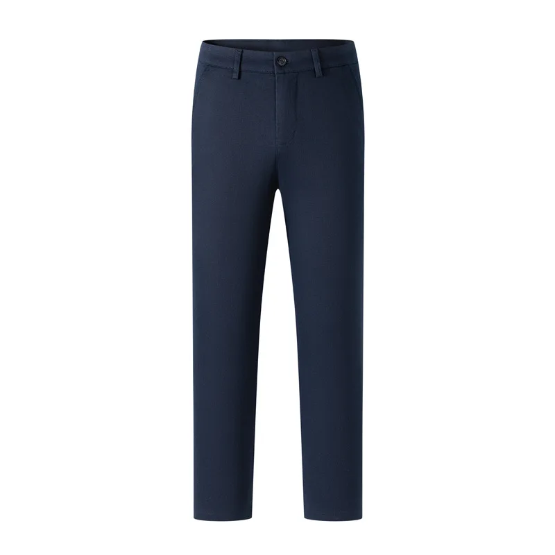 【Mirrordust】Autumn Winter New Men's Straight Casual Pants Loose Wear-Resistant Simple Versatile Business Solid Color Casual Long