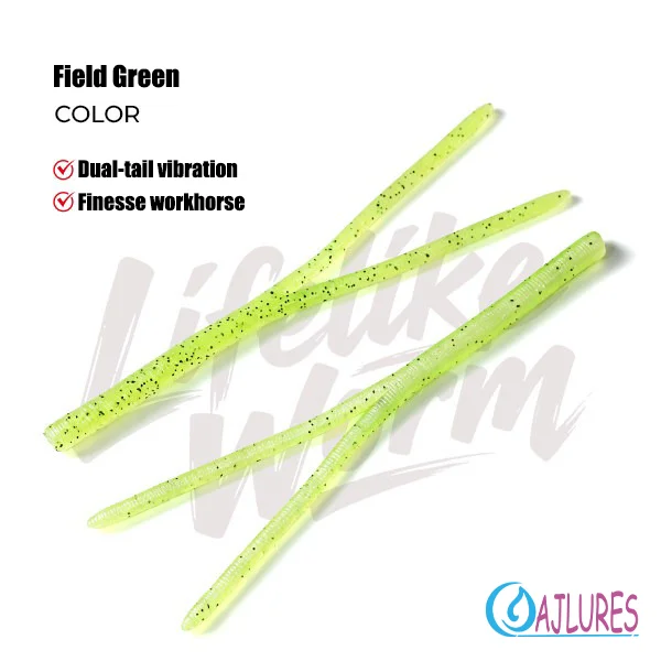 Dubbele staart zachte kunstaas 135mm zinkend drijvend noodle worm aas OSP HP 3D Wacky kunstaas bas zoetwater finesse visgerei