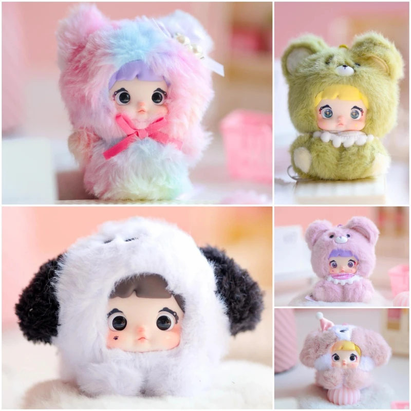 

Nommi V4 Mibao Series слепая коробка милая плюшевая кукла милая кролик загадочная коробка Kawaii виниловая сумка для лица кулон сюрприз подарочные игрушки