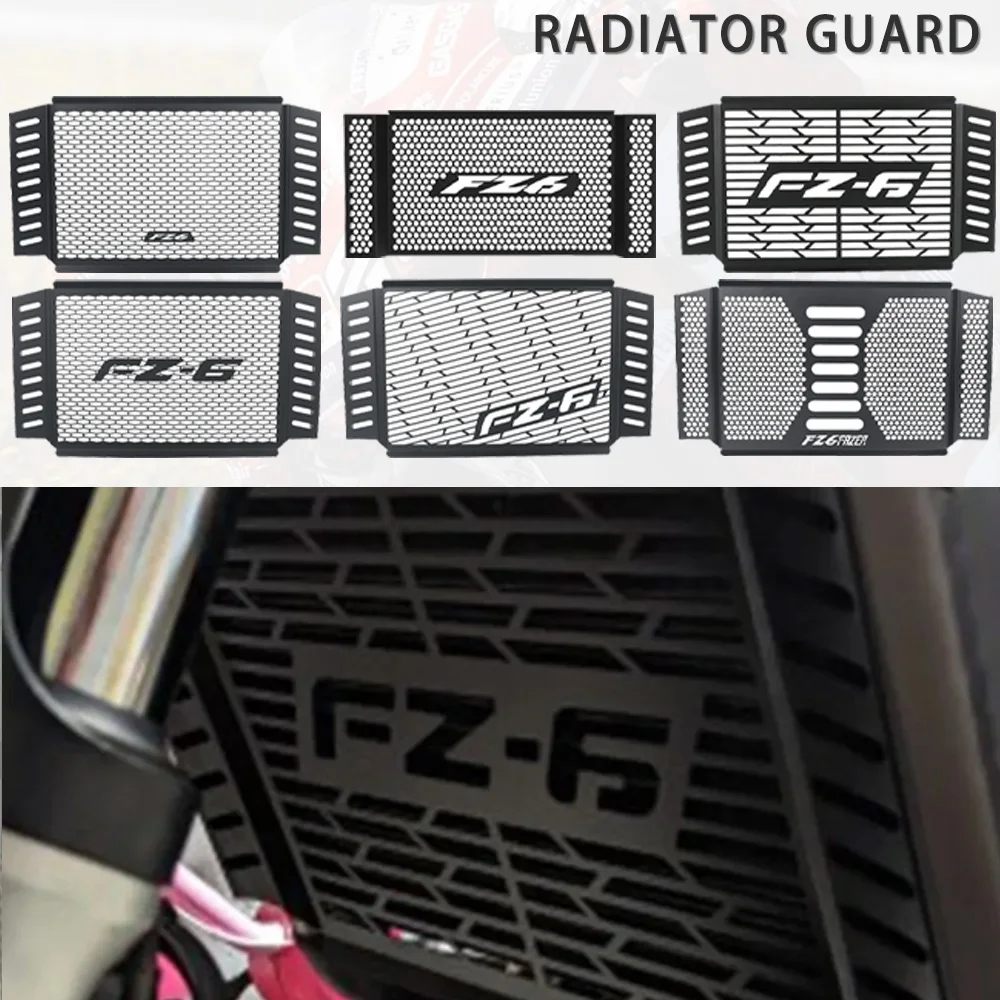 

Motorcycle Accessories For YAMAHA FZ6 FAZER FZ-6 FZ 6 Fazer 2007 2008 2009 2010 Radiator Grille Cover Guard Protection Protetor