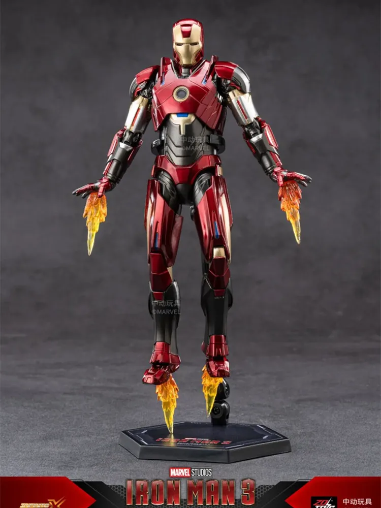 Genuine Marvel Toys 1:10 Iron Man Nightclub MK16 MARK16 Action Figure Tony Stark PVC Armor Model Collect