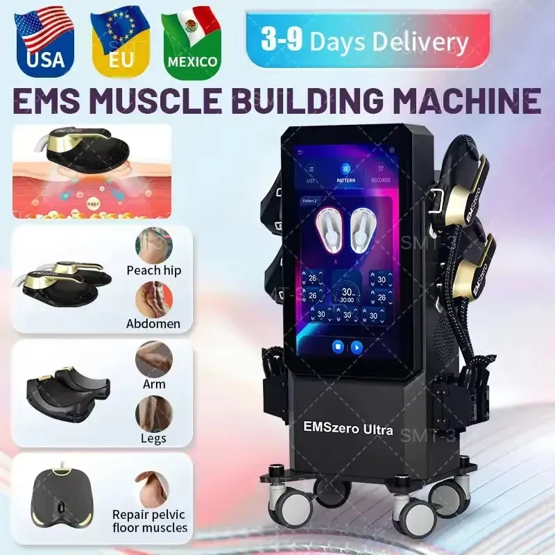 2024  EMSzero 6500w Portable Professional Electromagnetic Stimulation Fitness Equipment Nova  Muscle EMS