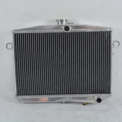 Aluminum Radiator for 1961-1973 Volvo P1800 P1800S P1800E P1800ES B18/B20 1.8L/2.0L Manual transmission