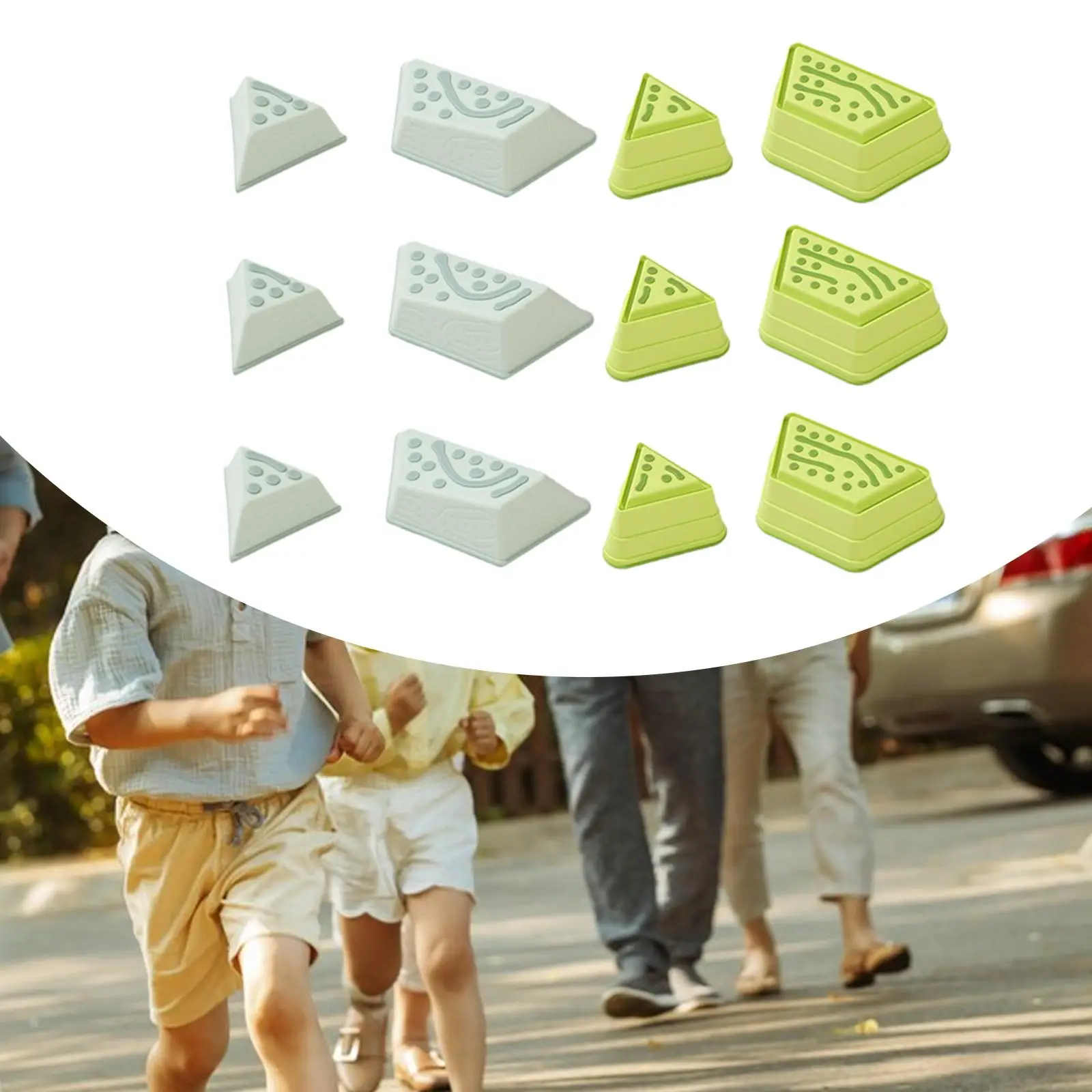 

12 шт., шаговые камни, курсы с препятствиями для детей от 3, 4, 5, 6, 7, 8 лет