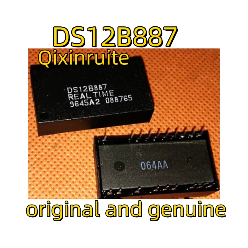 Qixinruite nuevo original DS12887 + DS12B887 DIP-19 chip IC de reloj
