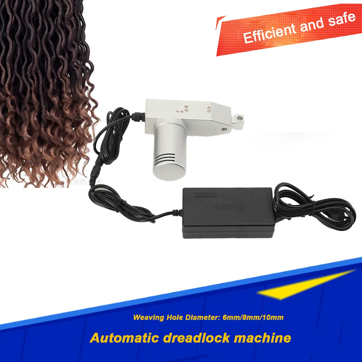 6MM/8MM/10MM Automatische Vlechtmachine voor Haarverlengingen Professioneel Kappersgereedschap
