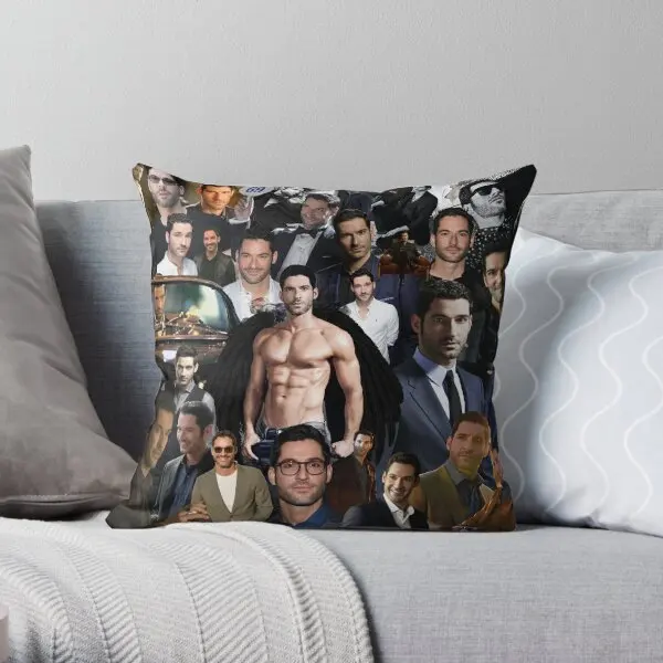 Tom Ellis  Printing Throw Pillow Cover Throw Bedroom Cushion Car Sofa Square Office Hotel Decor Bed Pillows not include One Side