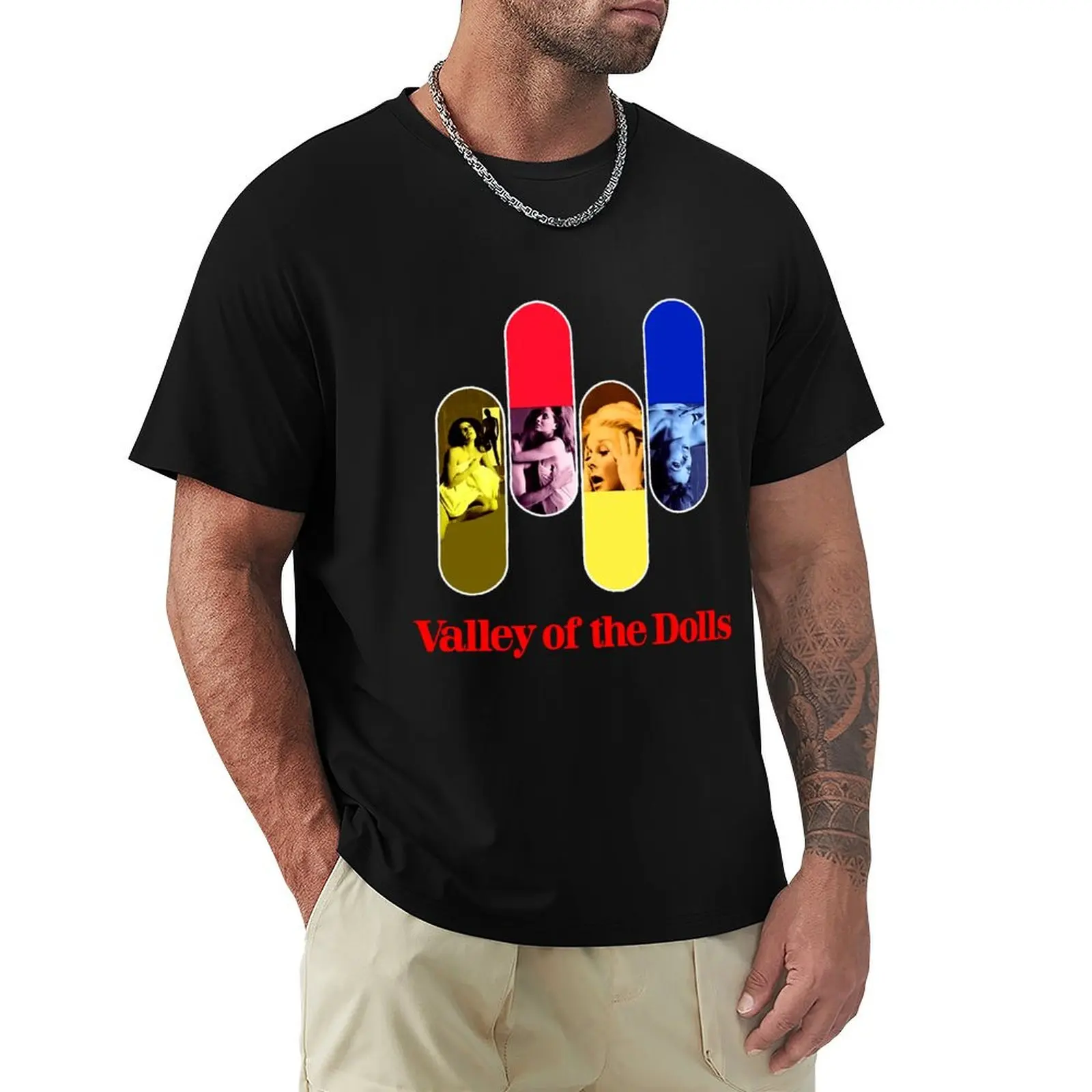 

Vintage Valley Of The Dolls T-Shirt Simple Casual Short Sleeve Cotton T-Shirt